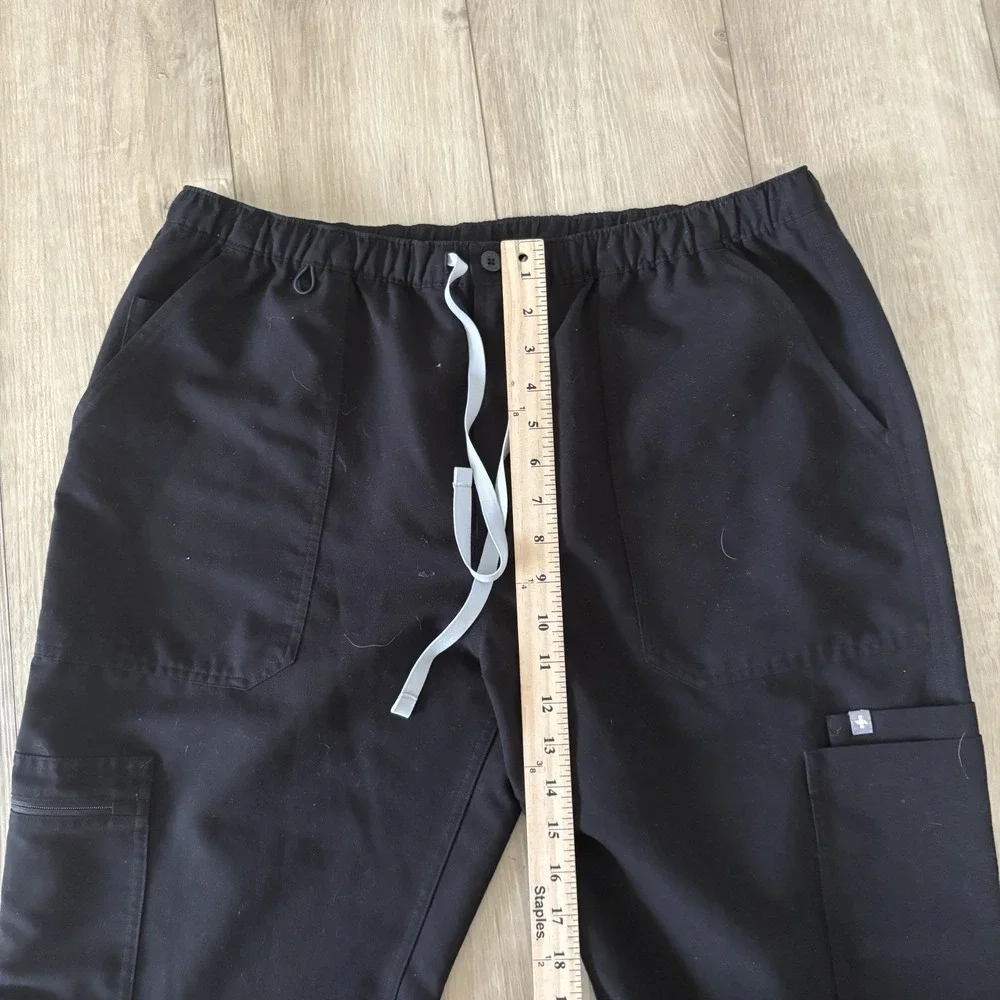 FIGS Scrub Pants Mens XL Technical Collection Cairo Drawstring Black
